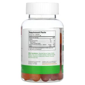 Thực phẩm bổ sung Chapter One Vitamin D3 Flavored 60 Gummies 848998041083