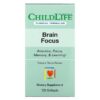 Thực phẩm chức năng Childlife Clinicals Brain Focus Natural Berry 120 Softgels 850005307037