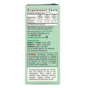 Thực phẩm bổ sung Childlife Clinicals Liquid Iron Natural Berry 4 fl oz (118 ml) 850005307013