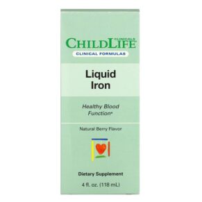 Thực phẩm chức năng Childlife Clinicals Liquid Iron Natural Berry 4 fl oz (118 ml) 850005307013