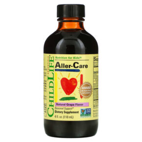 Thực phẩm chức năng ChildLife Essentials Essentials Aller-Care Natural Grape 4 fl oz (118 ml) 608274104501