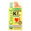 Thực phẩm chức năng ChildLife Essentials Organic Vitamin K2 Drops Natural Berry 5 mcg 0.25 fl oz (7.5 ml) 608274145009
