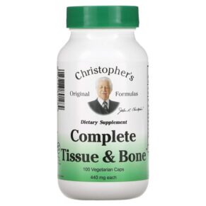 Thực phẩm chức năng Christopher's Original Formulas Complete Tissue & Bone 440 mg 100 Vegetarian Caps 084783891284