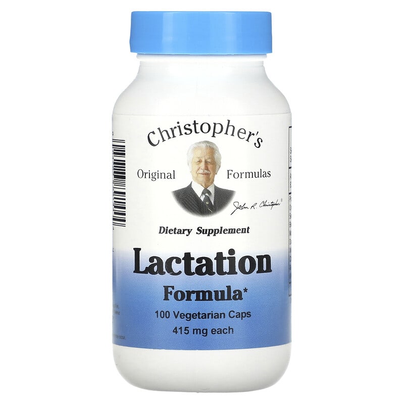 Christopher's Original Formulas Lactation Formula 415 mg 100 Vegetarian Caps 8 Thực phẩm chức năng Christopher's Original Formulas Lactation Formula 415 mg 100 Vegetarian Caps 084783891444