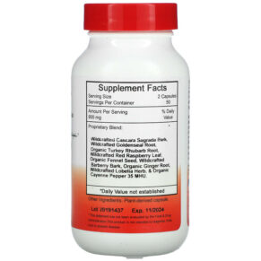 Thực phẩm bổ sung Christopher's Original Formulas Lower Bowel Formula 450 mg 100 Vegetarian Caps 084783891017