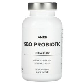 Thực phẩm chức năng Codeage Amen SBO Probiotic 50 Billion CFU 60 Vegetable Capsules 853919008380