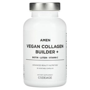 Thực phẩm chức năng Codeage Amen Vegan Collagen Builder+ 30 Vegetable Capsules 853919008458