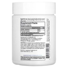 Thực phẩm bổ sung Codeage Antioxidant Liposomal Glutathione 60 Capsules 853919008229