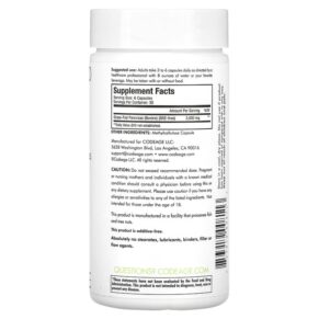 Thực phẩm bổ sung Codeage Beef Pancreas Grass-Fed Pasture Raised 180 Capsules 853919008113