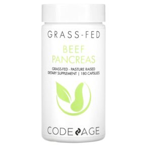 Thực phẩm chức năng Codeage Beef Pancreas Grass-Fed Pasture Raised 180 Capsules 853919008113