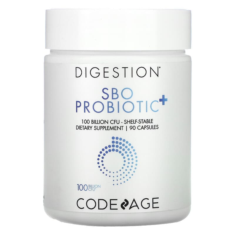 Codeage Digestion SBO Probiotic+ Shelf-Stable 100 Billion CFU 90 Capsules 8 Thực phẩm chức năng Codeage Digestion SBO Probiotic+ Shelf-Stable 100 Billion CFU 90 Capsules 853919008342
