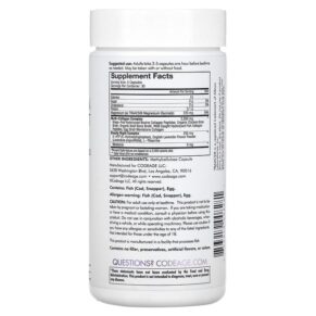 Thực phẩm bổ sung Codeage Dreams Multi Collagen Beauty Night 150 Capsules 853919008281