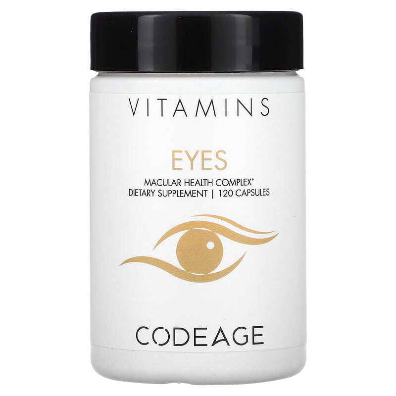 Codeage Eyes Macular Health Complex 120 Capsules 8 Thực phẩm chức năng Codeage Eyes Macular Health Complex 120 Capsules 853919008557