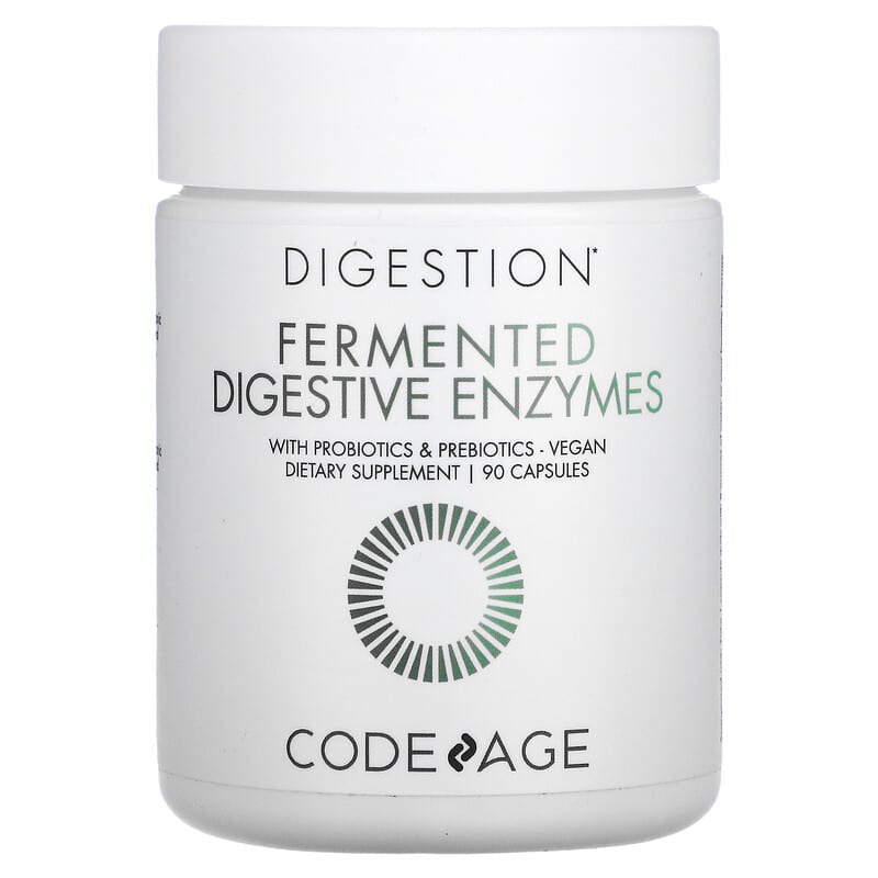 Codeage Fermented Digestive Enzymes with Probiotics & Prebiotics Vegan 90 Capsules 8 Thực phẩm chức năng Codeage Fermented Digestive Enzymes with Probiotics & Prebiotics Vegan 90 Capsules 853919008502