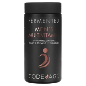 Thực phẩm chức năng Codeage Fermented Men's Multivitamin 25+ Vitamins Minerals 120 Capsules 853919008519