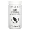 Thực phẩm chức năng Codeage Grass-Fed Beef Organs Pasture-Raised 180 Capsules 853919008106