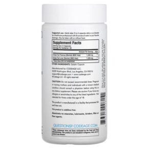 Thực phẩm bổ sung Codeage Grass-Fed Beef Thymus Pasture Raised 180 Capsules 853919008151