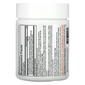 Thực phẩm bổ sung Codeage Hydrolyzed Multi Collagen Type I II III V X 90 Capsules 860507000480