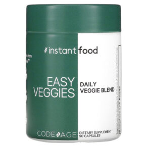 Thực phẩm chức năng Codeage Instant Food Easy Veggies Daily Veggie Blend 90 Capsules 850026121667