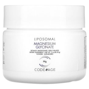 Thực phẩm chức năng Codeage Liposomal Magnesium Glycinate Powder Unflavored 3 oz (85.2 g) 850026121919