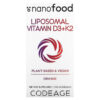 Thực phẩm chức năng Codeage Liposomal Vitamin D3+K2 Orange 2 fl oz (59.2 ml) 850043333425