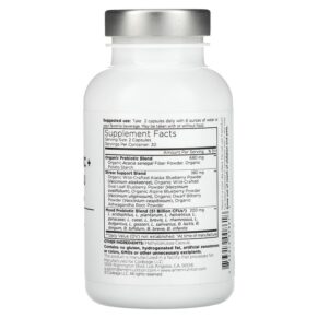 Thực phẩm bổ sung Codeage Mood Probiotic + 51 Billion CFU 60 Vegetarian Capsules 853919008618