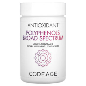 Thực phẩm chức năng Codeage Polyphenols Broad Spectrum 120 Capsules 853919008328