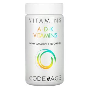 Thực phẩm chức năng Codeage Vitamins A.D.K Vitamins 180 Capsules 853919008236