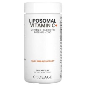 Thực phẩm chức năng Codeage Vitamins Liposomal Vitamin C+ 180 Capsules 853919008649