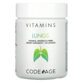 Thực phẩm chức năng Codeage Vitamins Lungs Minerals Herbs 90 Capsules 853919008755