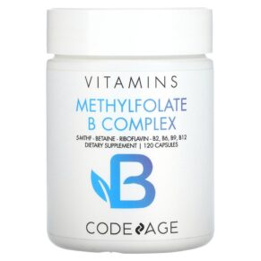 Thực phẩm chức năng Codeage Vitamins Methylfolate B Complex 120 Capsules 853919008595