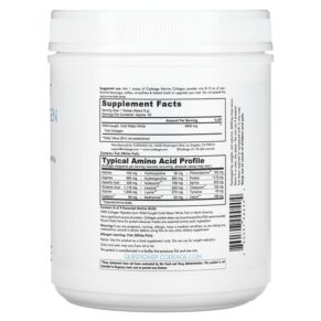 Thực phẩm bổ sung Codeage Wild-Caught Marine Collagen Peptides Hydrolyzed Collagen Unflavored 15.87 oz (450 g) 860507000404