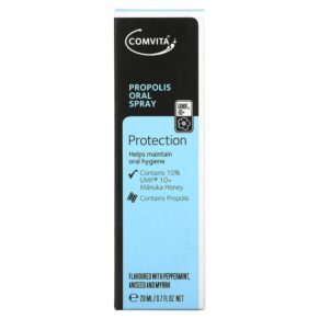 Thực phẩm bổ sung Comvita Propolis Oral Spray Peppermint Aniseed and Myrrh 0.7 fl oz (20 ml) 9400501003509