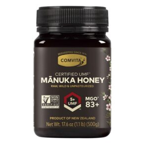 Thực phẩm chức năng Comvita Raw Manuka Honey Certified UMF 5+ (MGO 83+) 1.1 lb (500 g) 9400501001116
