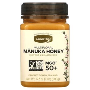 Thực phẩm chức năng Comvita Raw Multifloral Manuka Honey MGO 50+ 17.6 oz (500 g) 658196000306