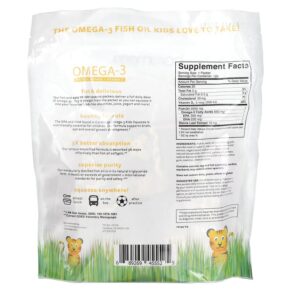 Thực phẩm bổ sung Coromega Kids Omega-3 Tropical Orange + Vitamin D 120 Single Serving Squeeze Shots 2.5 g Each 689269455525
