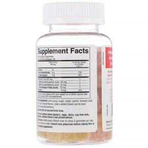 Coromega Omega-3 Fruit Gummies for Adults Orange Lemon Strawberry 60 Fruit Gummies 3 Thực phẩm bổ sung Coromega Omega-3 Fruit Gummies for Adults Orange Lemon Strawberry 60 Fruit Gummies 689269460284