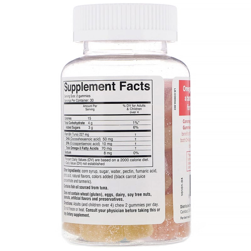 Coromega Omega-3 Fruit Gummies for Adults Orange Lemon Strawberry 60 Fruit Gummies 2 Thực phẩm bổ sung Coromega Omega-3 Fruit Gummies for Adults Orange Lemon Strawberry 60 Fruit Gummies 689269460284