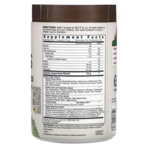 Thực phẩm bổ sung Country Farms Super Greens Alkalizing Formula Chocolate 10.6 oz (300 g) 035046098803