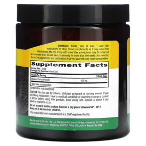 Thực phẩm bổ sung Country Life Activated Coconut Charcoal Powder 500 mg 5 oz (141.7 g) 015794034957