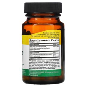 Thực phẩm bổ sung Country Life Coenzyme Active B6 Caps P-5-P/PAK 30 Vegan Capsules 015794062363