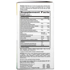 Thực phẩm bổ sung Country Life Coenzyme B-Complex Advanced 60 Vegan Capsules 015794064022