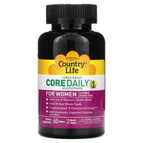 Thực phẩm chức năng Country Life Core Daily-1 Multivitamin for Women 60 Tablets 015794081920