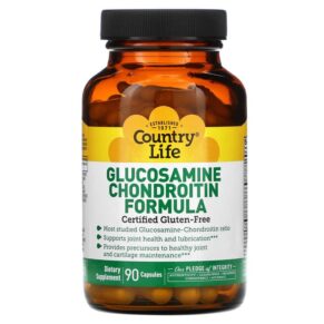 Thực phẩm chức năng Country Life Glucosamine Chondroitin Formula 90 Capsules 015794017073