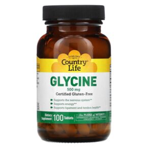 Thực phẩm chức năng Country Life Glycine 500 mg 100 Tablets 015794012306