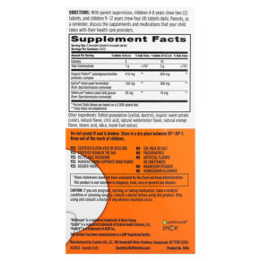 Thực phẩm bổ sung Country Life Gut Connection Kids Immune Balance Sweet & Sour 100 Chewable Tablets 015794030348