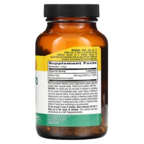 Thực phẩm bổ sung Country Life High Potency Vitamin D3 250 mcg (10.000 IU) 200 Softgels 015794058168