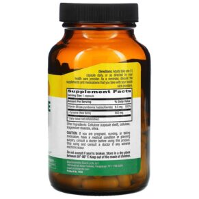 Thực phẩm bổ sung Country Life L-Tyrosine Caps 500 mg 100 Vegetarian Capsules 015794014560