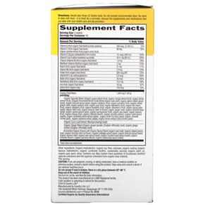 Thực phẩm bổ sung Country Life Realfood Organics Prenatal 150 Easy-to-Swallow Tablets 015794091165