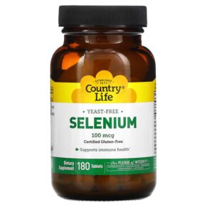 Thực phẩm chức năng Country Life Selenium 100 mcg 180 Tablets 015794028765